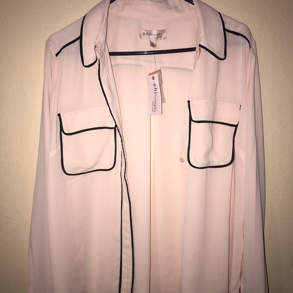 Philosophy button up blouse